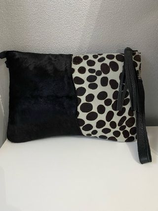 bolso de pelo y piel 