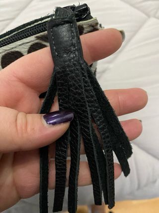 bolso de pelo y piel 