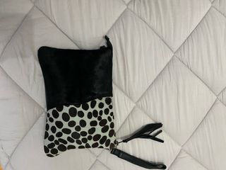 bolso de pelo y piel 