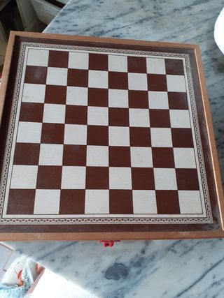 Gioco dama -tela anni60 mai usata