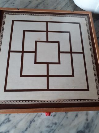 Gioco dama -tela anni60 mai usata