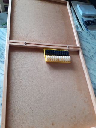 Gioco dama -tela anni60 mai usata