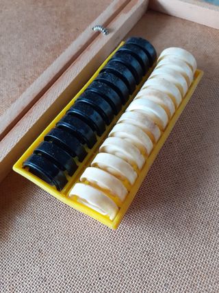 Gioco dama -tela anni60 mai usata