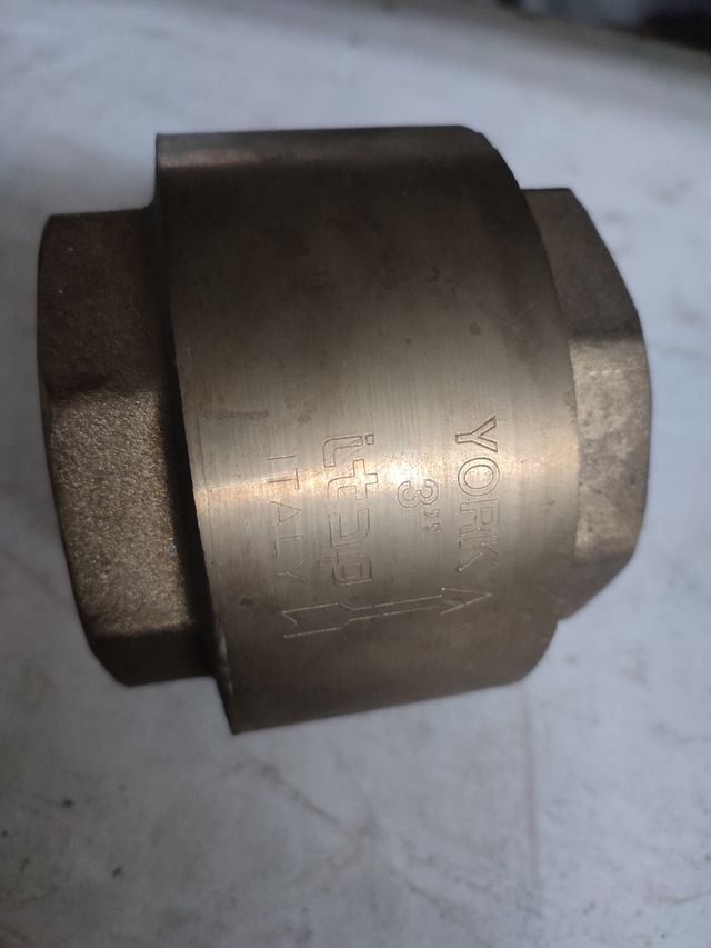 Válvula de retención york de 3 pulgadas