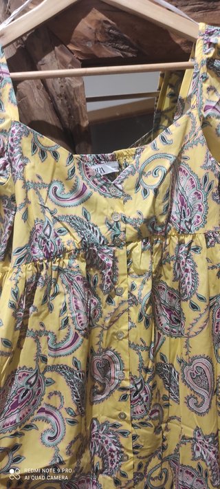 Vestido largo amarillo