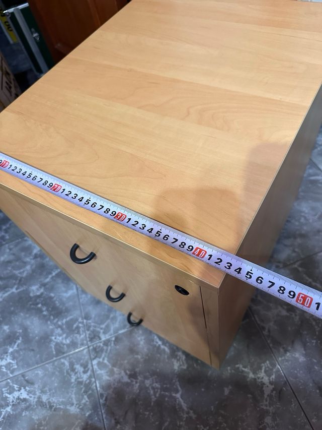 Book de cajones color haya