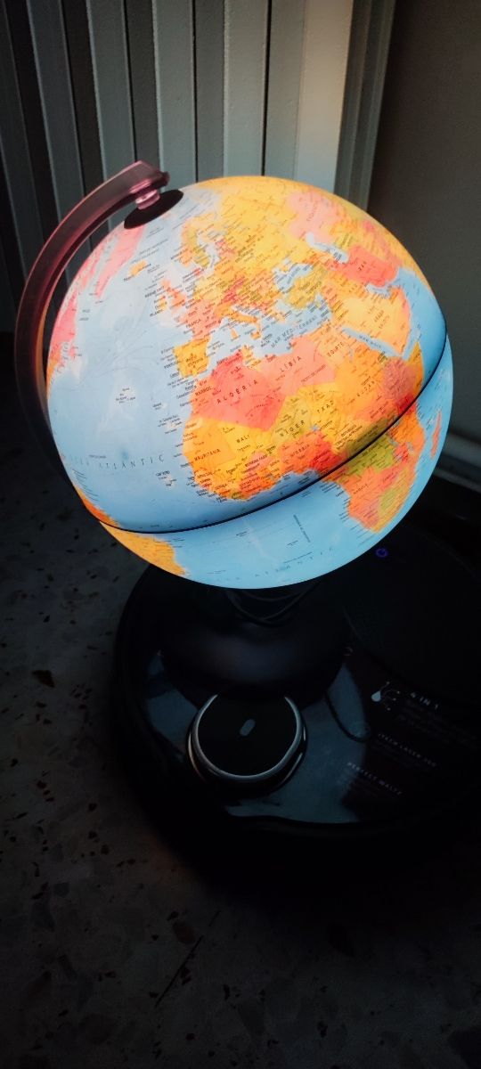 Lámpara del Mapa del mundo