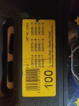 Cadenas de nieve 100