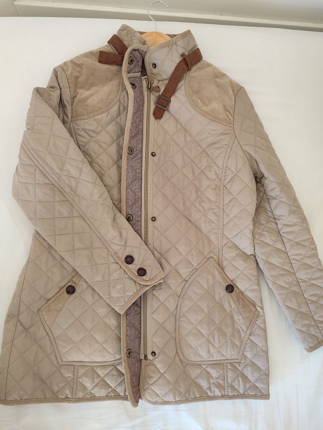 Chaquetón acolchado Lloyds beige