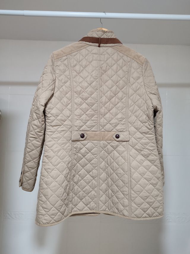 Chaquetón acolchado Lloyds beige