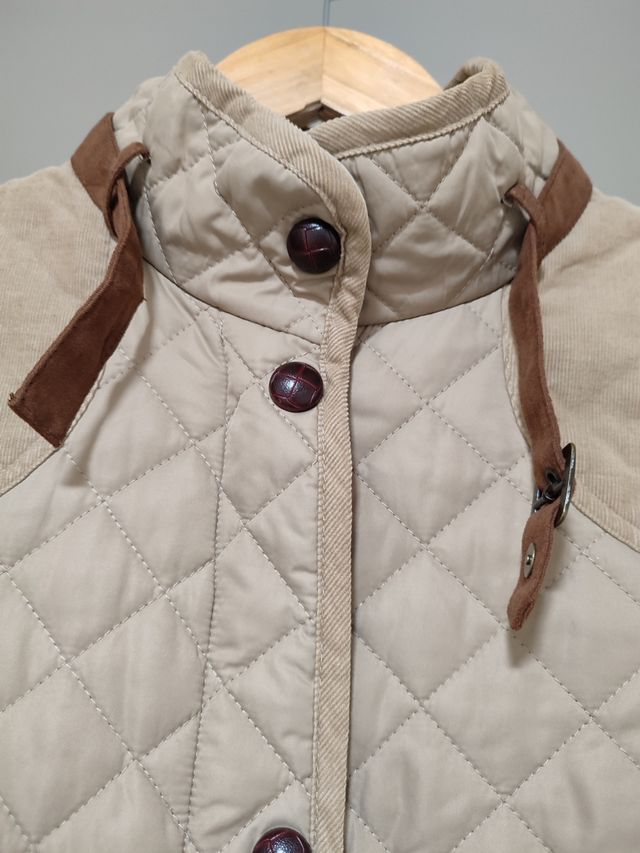 Chaquetón acolchado Lloyds beige