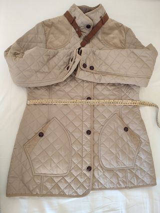Chaquetón acolchado Lloyds beige
