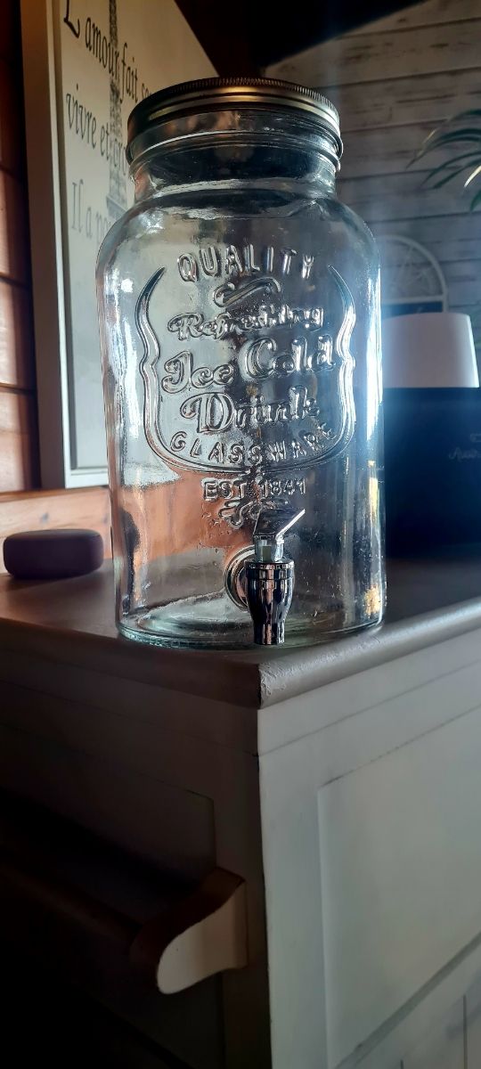 Dispensador de agua de cristal