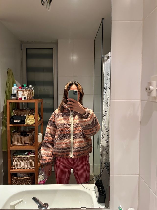 abrigo de borreguito talla 36 de C&A