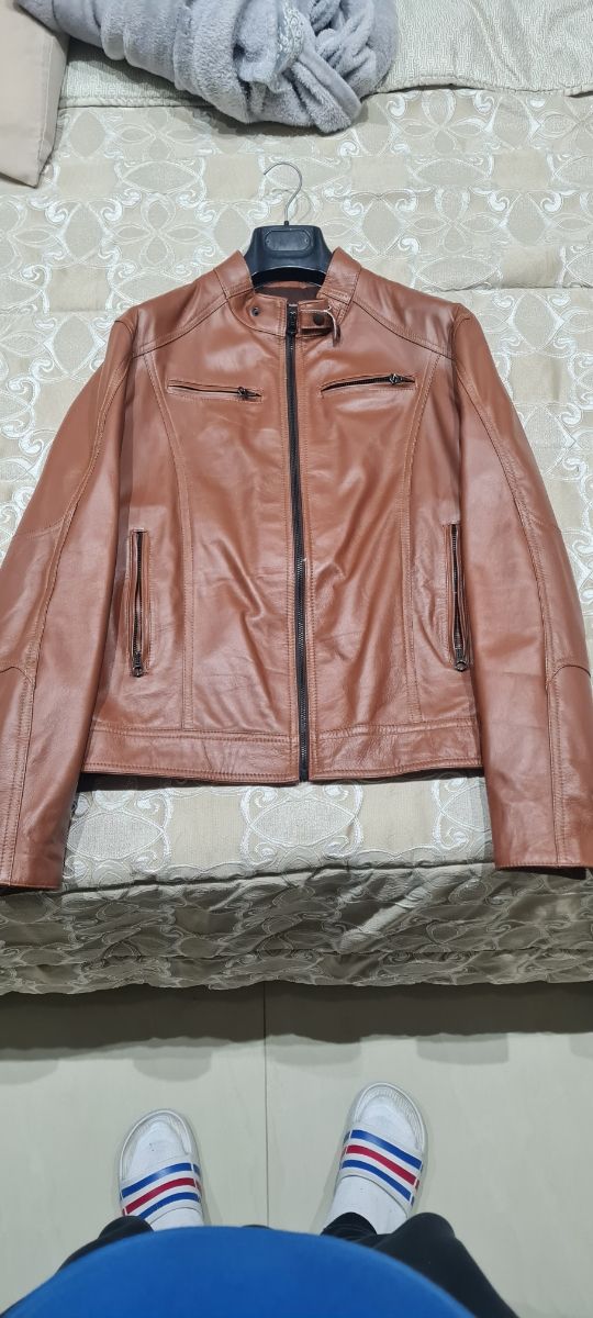 Giubbino in pelle made in italy