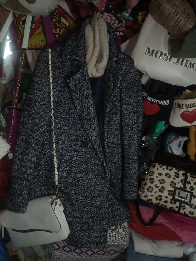 Abrigo elegante zara talla S