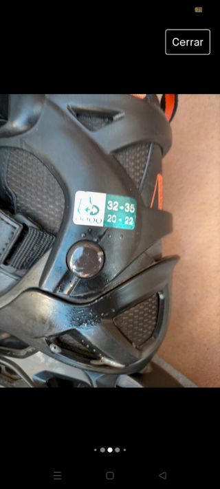 Patines niñ@s talla 32-35 marca oxelo d decathon 