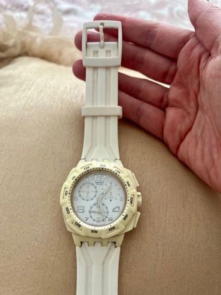 Reloj blanco Swatch Unisex