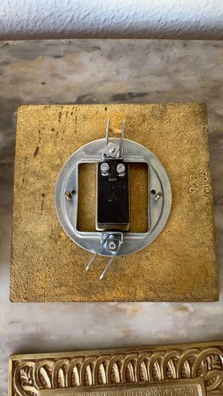 Embellecedor para interruptores de bronce (14 u)