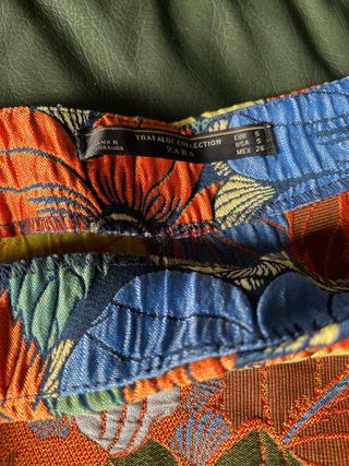 falda pantalon de flores