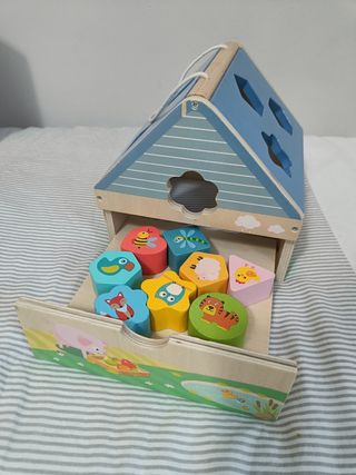 Casita madera encajables