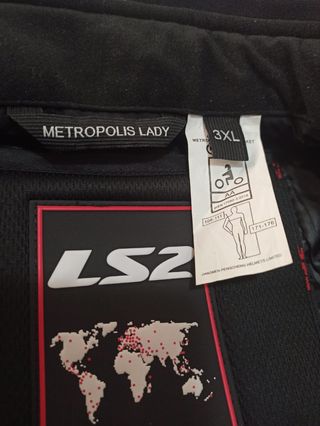 Chaqueta de invierno LS2 negra mujer