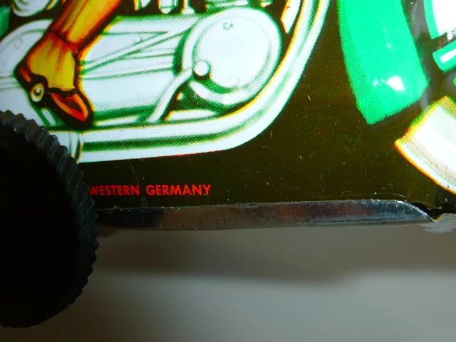 moto di latta tedesca a frizione anni 50