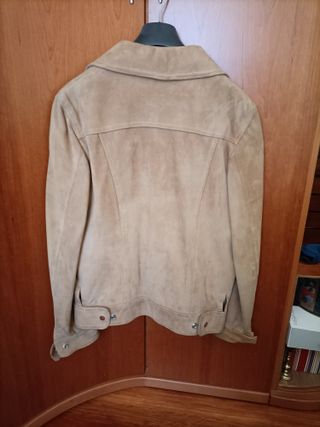 Cazadora unisex de ante 