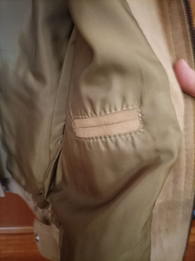 Cazadora unisex de ante