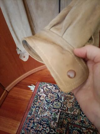 Cazadora unisex de ante 