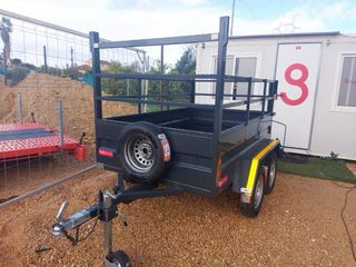 Remolque de doble eje sin freno