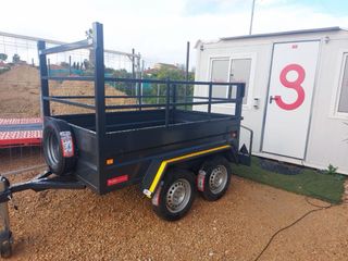 Remolque de doble eje sin freno