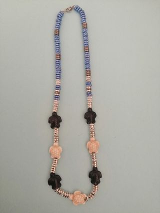 Collar tortuga bicolor