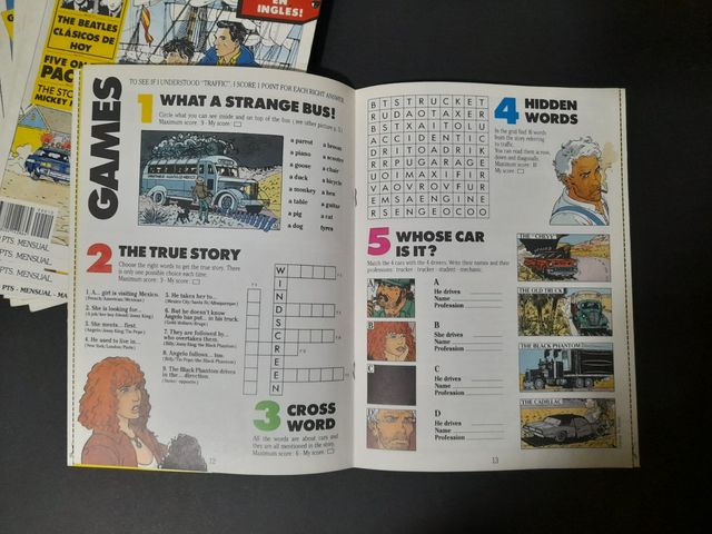 Lote I love english revistas ingles 1988 juvenil