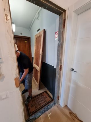 Montaje puerta blindada