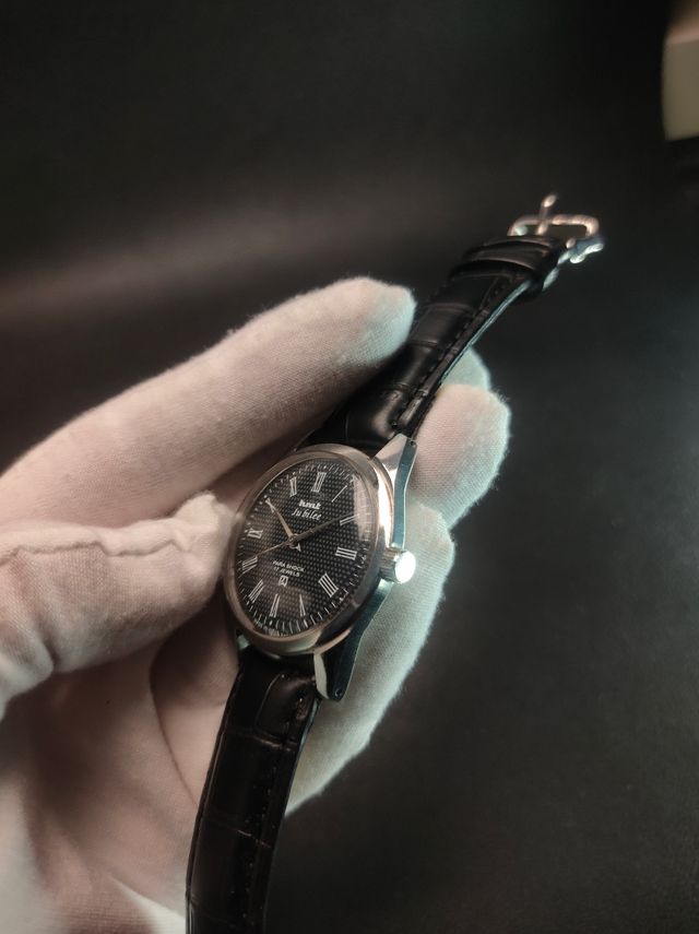 Reloj Vintage HMT Jubilee a cuerda hombre negro