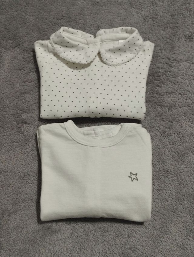 Pack camisetas bebé 0-1 mes