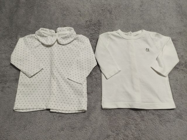 Pack camisetas bebé 0-1 mes