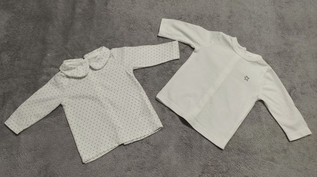 Pack camisetas bebé 0-1 mes