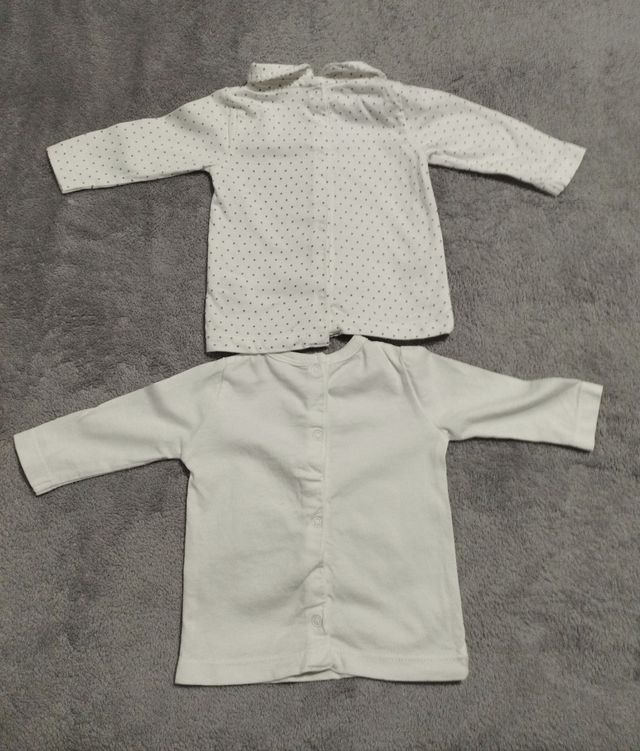 Pack camisetas bebé 0-1 mes