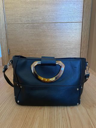 Bolso Zara mediano, negro mujer. SOLO ENVÍO