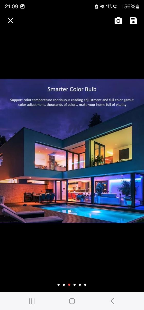 Bombilla led inteligente 650 lumenes YEELIGHT ✅️