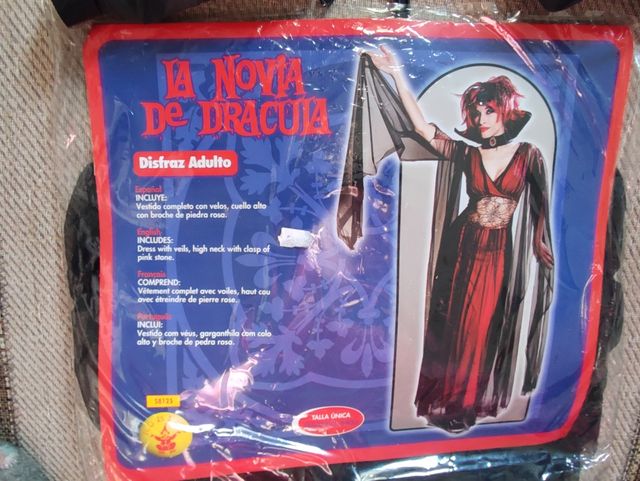 Disfraz adulto. Vampiresa. 