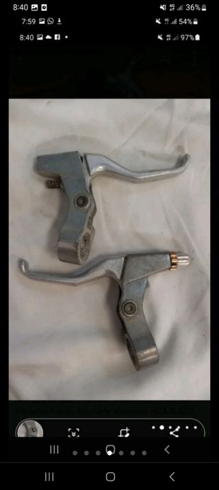 Manetas frenos bicicleta aluminio HZA-8 22.2.