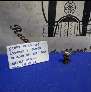 Seat 600 grifo vaciado radiador