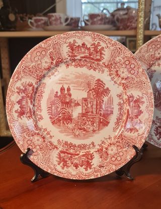 2 Platos La Cartuja Pickman sello 37