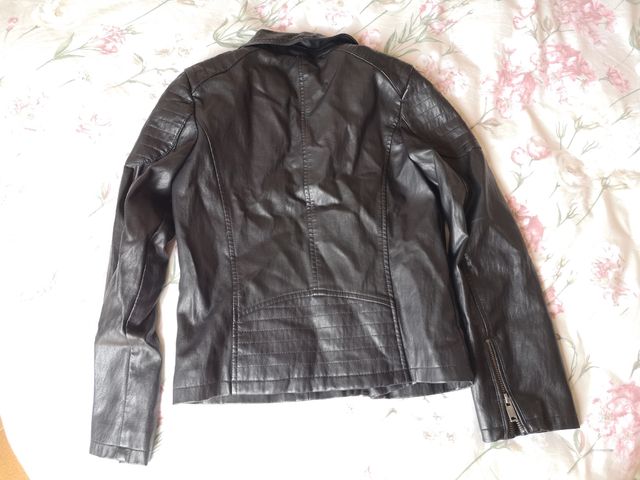 Giacca bambino in nappa morbida nera