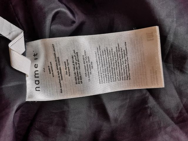 Giacca bambino in nappa morbida nera