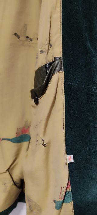 Chaqueta hombre piel/ante