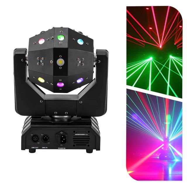 ✅️Bola laser discoteca 360° Estroboscopica DMX